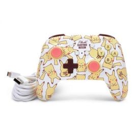 Mando con Cable PowerA para Nintendo Switch Pikachu Blush - Diseño Oficial, Botones Asignables, Cable USB-C 3m - Ref: 1526547-01 Mando con Cable PowerA para Nintendo Switch Pikachu Blush - Diseño Oficial, Botones Asignables, Cable USB-C 3m - Ref: 1526547-01