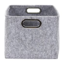 Home Deco Factory Juego De 2 Cestas Almacenar Poliester Colección Vallee Outlet