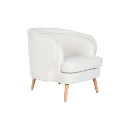 Butaca DKD Home Decor Blanco Natural Madera 91 x 80 x 78 cm Precio: 273.50000018. SKU: B13GRT7ZNW