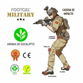 Plantillas FootGel Military & Police 35-38 Eucalipto Plantillas FootGel Military & Police 35-38 Eucalipto