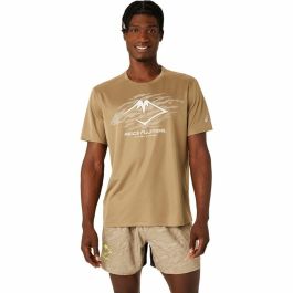 Camiseta de Manga Corta Hombre Asics Fujitrail Logo Ss Top Marrón Beige Precio: 35.7192. SKU: B175ZKQATC