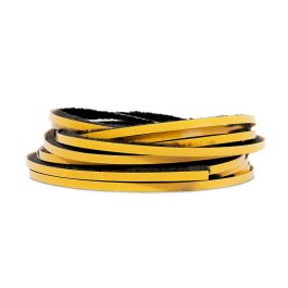 Herrajes ALK Burlete Salvapolvo Adhesivo Negro 7X10 10 Metros
