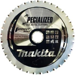Makita B-69325 EFFICUT Hoja de Sierra Circular para Metal 150x20mm 33 Dientes 1.1mm Ancho de Corte 3.3cm 4680 RPM Precio: 61.49999966. SKU: B1BT8HP9AB