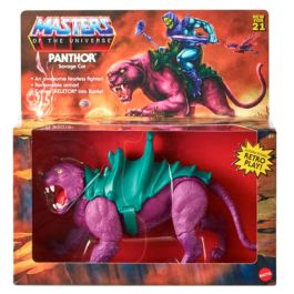 MATTEL Panthor Masters of the Universe Origins Figura Articulada 23cm con Accesorios