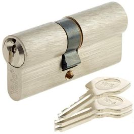 Yale Cilindro de Cierre para Puerta Exterior 40x50 mm - Sistema 5 Pines, Incluye 3 Llaves - Protección Antirrobo Serie 500+