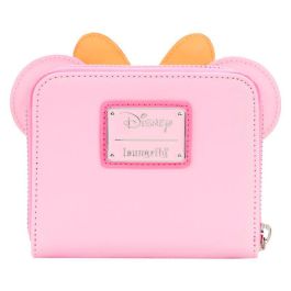 Loungefly Cartera Fantasma Minnie Disney Piel Vegana con Cremallera, Apliques y Bordados que Brillan en la Oscuridad