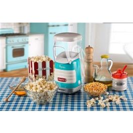 Ariete 2956/01 Máquina de Palomitas Party Time Popper Azul, Diseño Retro Años 50