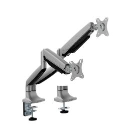 Ewent Soporte Mesa Vesa para Monitores hasta 35 Pulgadas, 15 kg, Ajuste Ergonómico, 360° Giro, Gestión de Cables