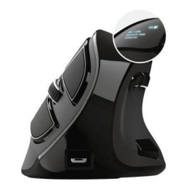 Trust Ratón Voxx Ergonómico Vertical Inalámbrico Bluetooth 2.4 grhz 9 Botones Recargable Negro