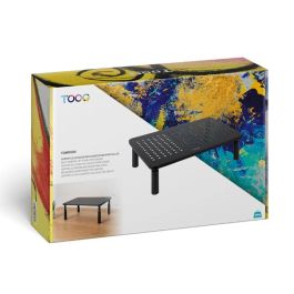 Tooq Soporte Elevador Multiusos TQMR086 para Monitor/Portátil, Negro, hasta 20kg
