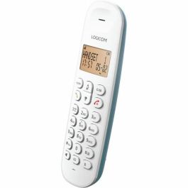 Logicom Teléfono Inalámbrico Fijo DECT ILOA 150 SOLO Turquesa - Sin Contestador Automático
