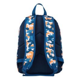 Mochila fortnite blue camo americano. 41 x 31 x 13.5 cm.