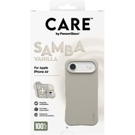 PanzerGlass CARE Funda Fashionable MagSafe para iPhone Air, color Vanilla, resistente a golpes y rayones