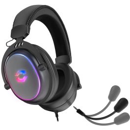 Speedlink CONUX RGB Auriculares Gaming Alámbricos para PC/PS5/PS4/Xbox/Switch con Micrófono, Diadema y Retroiluminación LED