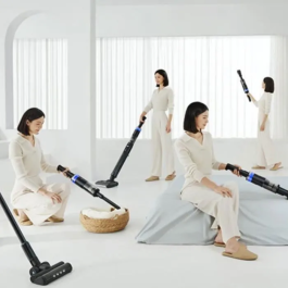 Eziclean EZI1717081890313 Aspiradora Inalámbrica Cyclowash P12 Húmedo y Seco - 200 W - 25 min - 13,5 kPa - Negra