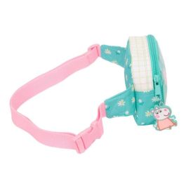 Riñonera Peppa Pig Pretty flowers Amarillo Menta 14 x 11 x 4 cm