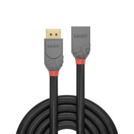 Lindy 0.5m DisplayPort 1.4 Extension Cable, Anthra Line Lindy 0.5m DisplayPort 1.4 Extension Cable, Anthra Line