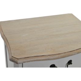 DKD Home Decor Versalles3 Chifonier de Estilo Tradicional en Madera con Acabado Natural, Tonos Blanco y Natural - Medidas 48x35x100 cm