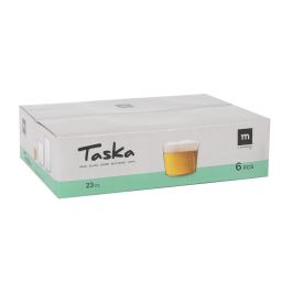 Set de 6 vasos Chiquito 230 cc Taska - La Mediterranea (8 Cajas) Set de 6 vasos Chiquito 230 cc Taska - La Mediterranea (8 Cajas)