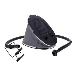 Redcliffs Bomba de aire de pie 5 L, 265x185 mm, 2.5 bar, PVC/PP, boquillas para todo tipo de válvulas, negro/gris