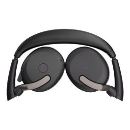 Jabra Evolve2 65 Flex MS Stereo USB-C Auriculares Inalámbricos y Alámbricos Diadema Oficina/Centro Llamadas Certificado Microsoft Teams Negro