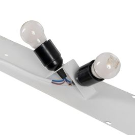 Lámpara Techo Beige Papel-Metal 1,20 X 1,20 X 20 cm