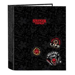 Carpeta 4 Anillas Lomo Ancho Safta Folio Stranger Things
