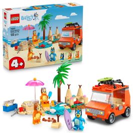 Lego Bluey Excursión Familiar a la Playa con Bluey, Bingo y Mamá, Juguete Interactivo Preescolar +4 años Precio: 31.50000018. SKU: B16QTDAWW4