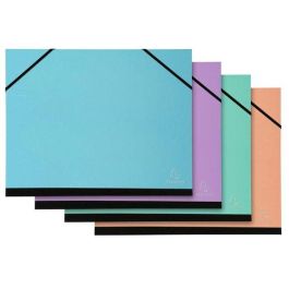 Carpeta De Dibujo Exacompta Aquarel Carton C/Gomas Y Solapas A4 Surtidas (4 Col.) 5 unidades Precio: 33.4999995. SKU: B1GCJSD7HE