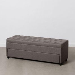 Baúl Tejido Sintético Madera 140 x 50 x 50 cm Baúl Tejido Sintético Madera 140 x 50 x 50 cm
