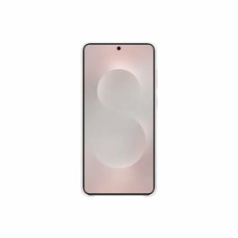 Samsung Funda AAARP00436 para Galaxy S25 Edge de Piel Auténtica Gris Claro - Protección contra Golpes y Arañazos