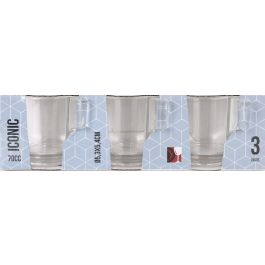 La Mediterranea Set de 3 Jarritas con Asa Iconic de 70 cc, de 5.3 cm diámetro x 5.4 cm alto y 100 g cada una (36 Cajas)