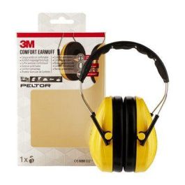 Cascos Orejeras Acolchadas con Diadema Proteccion Auditiva Peltor Optime H510A-1 Snr-27Db Amarillo 3M 7100334982