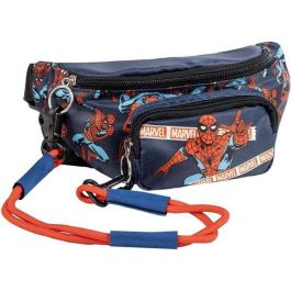 Cerdá Riñonera Spiderman, para niños, azul oscuro, 25 x 11 x 1.6 cm