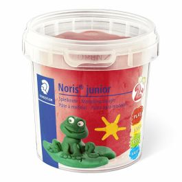 STAEDTLER Noris Club Pasta para Modelar Multicolor para Niños y Adultos, 4 Colores, Bote Plástico, 130g, Dermatológicamente Probado