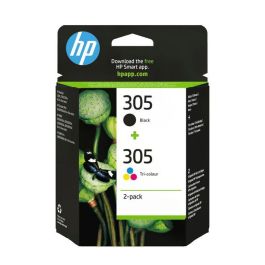HP Nº 305 Pack Tinta Negro y Tricolor para Deskjet 2320, 2700 Series, Plus 4100 Series, Envy 6000 Series, Pro 6400 Series Precio: 24.58999994. SKU: S5612266