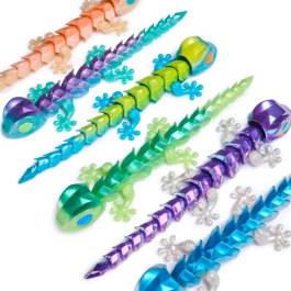 Spin Master Gecko Modelo Aleatorio Dragones Crystalynx SPI6076272
