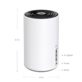 Router TP-Link DECO XE75(2-PACK) Blanco Wi-Fi RJ45 Ethernet LAN Router TP-Link DECO XE75(2-PACK) Blanco Wi-Fi RJ45 Ethernet LAN