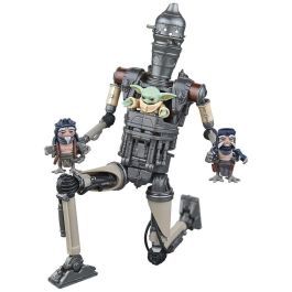 Hasbro Star Wars The Black Series Figura de Acción IG-12 y Grogu de The Mandalorian, 15 cm