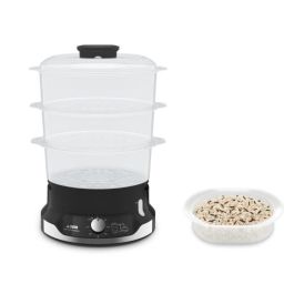 SEB VC204800 Vaporizador ultracompacto 9L, 3 boles apilables, Recipiente para cereales, Cocción saludable, Temporizador, Parada automática, Fácil de almacenar Precio: 99.50000005. SKU: B13J4NJJJX