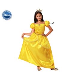 Disfraz Princesa De Cuento Niña Amarillo Vestido 3-4 Años