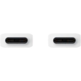 Samsung EP-DX310JWEGEU Cargador Carga y Transmisión de Datos Rápida 60W USB-C Doble 1.8m Blanco