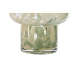 Jarron Moderno DKD Home Decor Verde Crema 15 x 21.5 x 15 cm