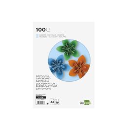 Cartulina Liderpapel A4 180 gr-M2 Celeste Paquete De 100 Hojas