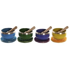 Cuenco Indio DKD Home Decor Verde Azul 12 x 7 x 12 cm (4 Unidades)