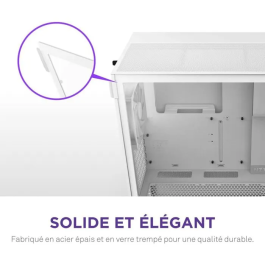 NZXT CC-H52FW-01 Caja NZXT H5 Flow (2024) Torre Midi Blanca