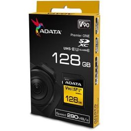 ADATA Tarjeta de Memoria SDXC 128GB UHS-II U3 Class 10