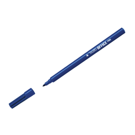 Tratto Rotulador de Fibra Punta Fina Trazo 0,7 mm Color Azul Oficina