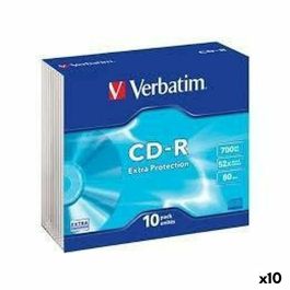 CD-R Verbatim Extra Protection 700 MB 52x 10 Piezas (10 Unidades) Precio: 89.49999982. SKU: B1KEPG86GV