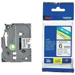 BROTHER Cinta laminada blanco/negro 6mm BROTHER Cinta laminada blanco/negro 6mm Precio: 11.88999966. SKU: S8402420